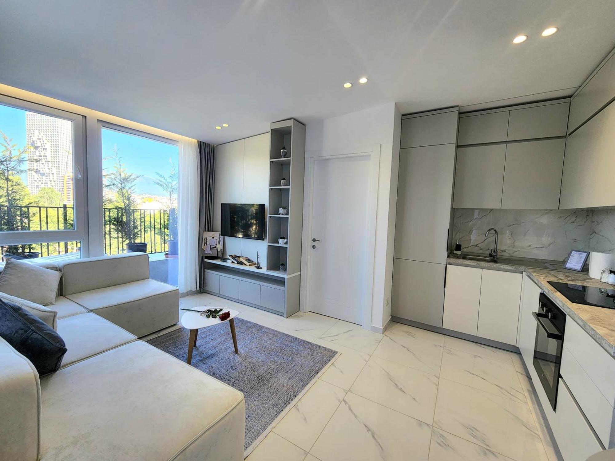 Penthouse With A City View Tirana Esterno foto